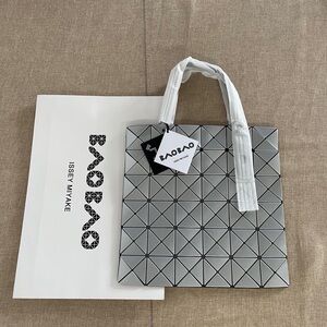 Issey Miyake Bao Bao Silver Geometric Bag